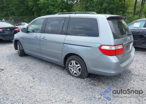 2006 Honda Odyssey Ex-L из США, поврежденный, VIN 5FNRL38686B120793